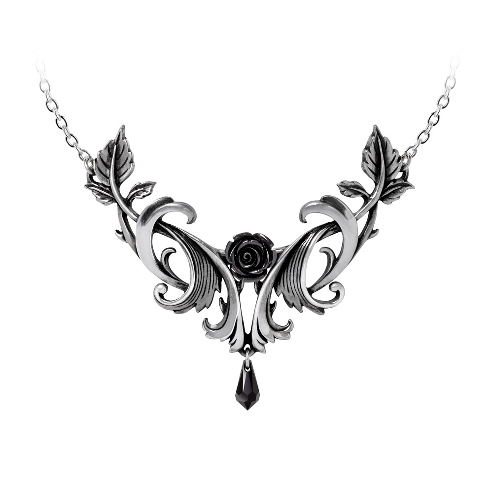 Alchemy - Baroque Rose Halskette - Silberfarben